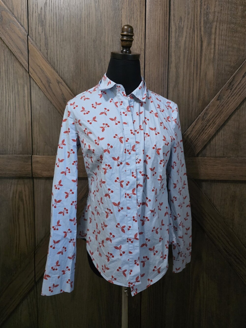Boden Winter Berry Button Down